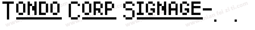 Tondo Corp Signage字体转换